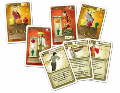 πάνω κέντρο βλέπουμε ένα περαστικό πελάτη:μας ζητάει ένα κολοκύθι,ένα φασόλι και ένα πράσο.Θα μας πληρώσει 11 χρυσά.Μετά φεύγει,οι περαστικοί πελάτες είναι μιας χρήσης και μας δίνουν σημαντικά ποσά σε τιμές λιανικής