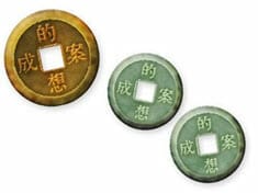 Τρύπιες δεκάρες της εποχής αξίας 5 και 1 Εδώ βλέπουμε 7 νομίσματα